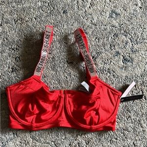 VS Rhinstone Strap Bikini Top